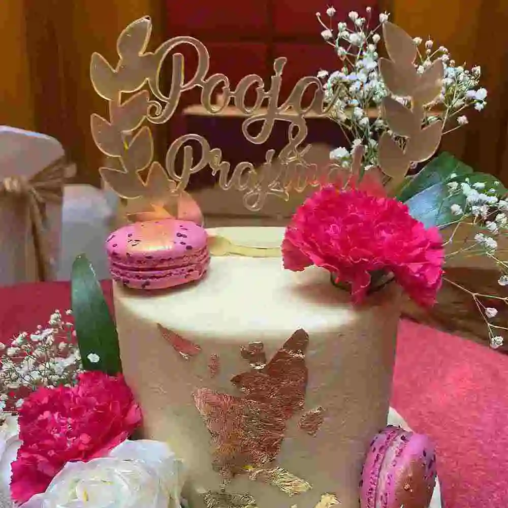 Engagement/Wedding Floral Cake